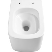 Унитаз подвесной Roxen Berg в комплекте с инсталляцией StounFix Dual Fresh 6 в 1 967240 (кнопка: черная)