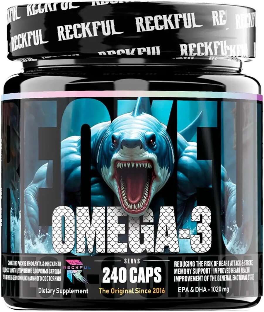БАД Reckful Omega-3 35% (240 капсул)