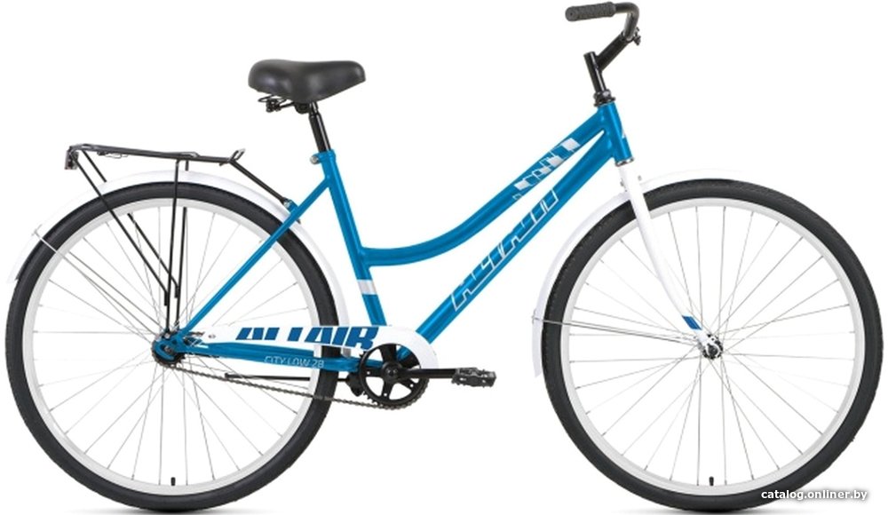Велосипед Altair City low 28 2023 (голубой/белый)