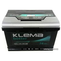 Автомобильный аккумулятор Klema Better 6СТ-74А(0) (74 А·ч)