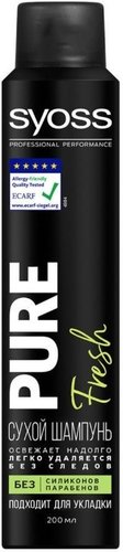 Сухой шампунь Syoss Pure Fresh 200 мл