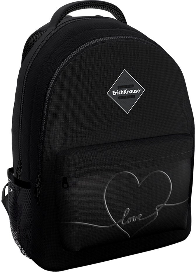 

Школьный рюкзак Erich Krause EasyLine 20L Black Heart 60313
