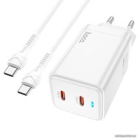 Сетевое зарядное Hoco N23 USB Type-C (белый)