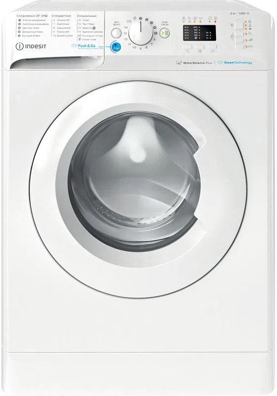 

Стиральная машина Indesit BWSA 61051 WWV RU