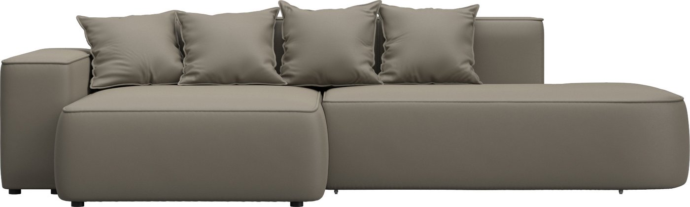 

Угловой диван Лига диванов Лига-065 левый 129802L (экокожа Grifon 04 бежевый)