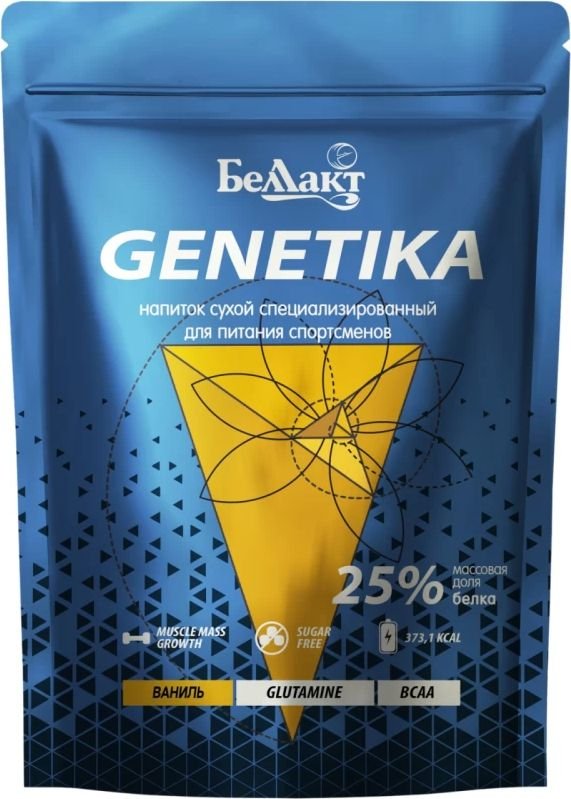

Гейнер Беллакт Genetica 25% (500 г, ваниль)