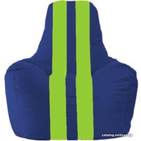 Кресло-мешок Flagman Спортинг С1.1-119 (синий/салатовый)