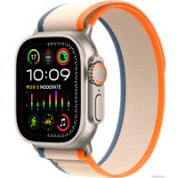 Ремешок Apple Trail Loop MT5W3 (49 мм, оранжевый/бежевый, размер S/M)