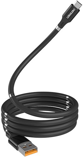 Кабель Denmen D11V USB Type-A - microUSB (1 м, черный)