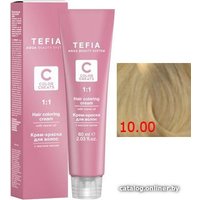 Крем-краска для волос Tefia Color Creats 10/00 экстра светлый блондин интенсивный