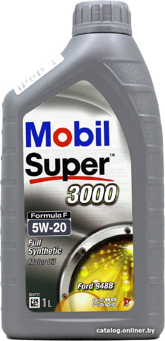 Моторное масло Mobil Super 3000 Formula F 5W-20 1л