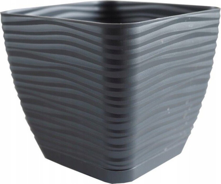 

Кашпо Form-Plastic Квадратная Сахара петит с поддоном 3640-014