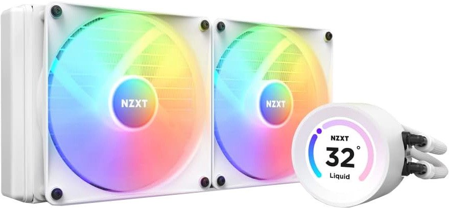 

Жидкостное охлаждение для процессора NZXT Kraken Elite 280 RGB RL-KR28E-W1