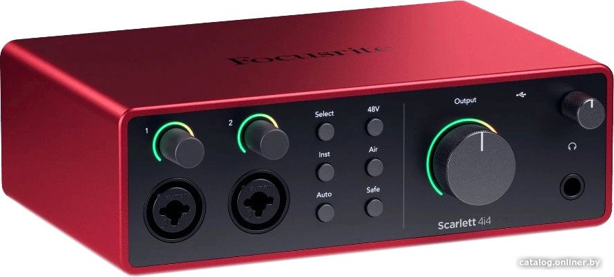 Аудиоинтерфейс Focusrite Scarlett 4i4 (4-е поколение)