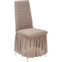Чехол для стула Mio Tesoro Жаккард Люкс для стула 10018/1446 (с оборкой)