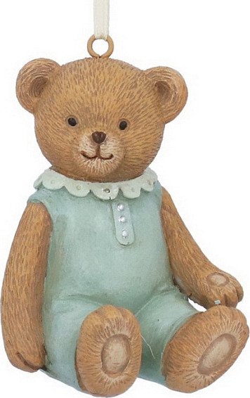 

Елочная игрушка Gisela Graham Baby's First Christmas Медведь в комбинезоне 10482_2