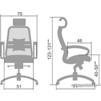 Офисное кресло Metta Samurai SL-2.04 (черный плюс)