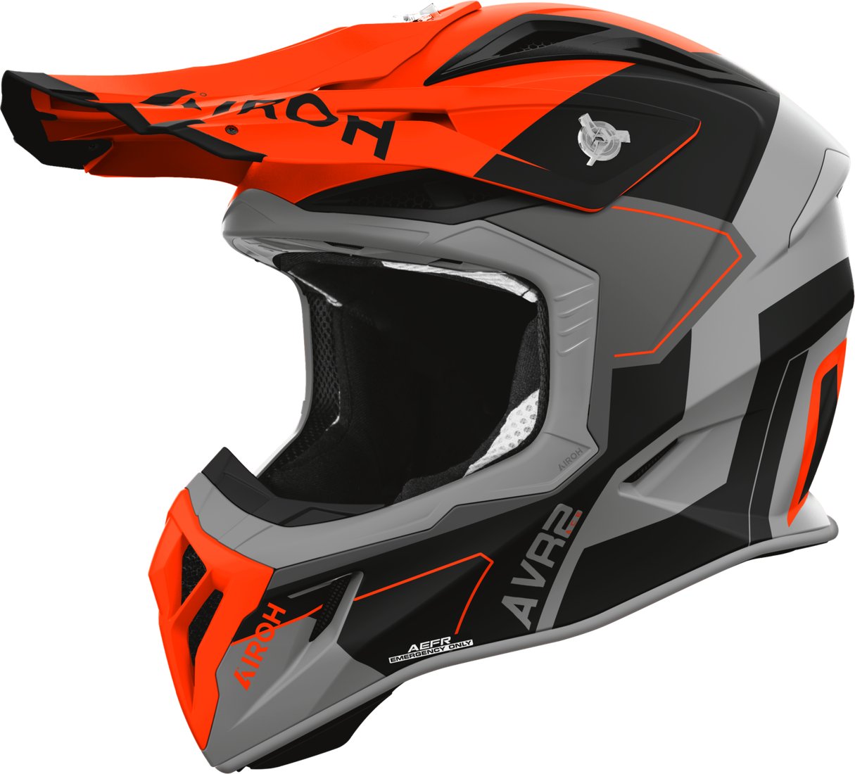 Мотошлем Airoh Aviator Ace 2 Shield AV22S32-M (M, оранжевый матовый)