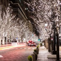 Светодиодная гирлянда Vegas Нить 55193 (5м, синий)