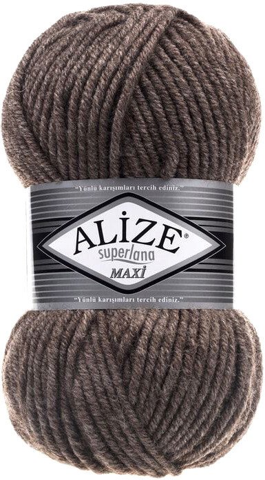 

Пряжа для вязания Alize Superlana maxi 240 (100 м, кофе с молоком)