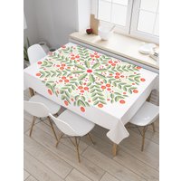 Скатерть JoyArty Снежинка из веток смородины tc_290613_180x145