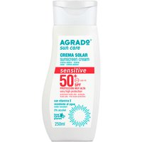 Крем солнцезащитный Agrado для чувствительной кожи SPF50+ (250 мл)