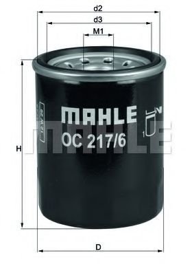 Масляный фильтр Mahle Knecht OC2176