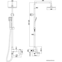 Душевая система  Bravat Real F6333367CP-A-RUS