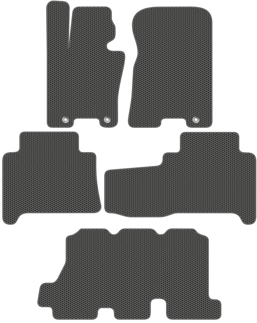 

Комплект ковриков для авто Alicosta Kia Mohave I (suv / HM2) 2019 - Н.В. +3 ряд (серый)