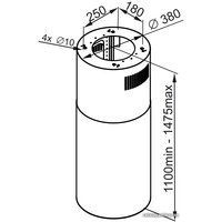 Кухонная вытяжка HOMSair Fly 1000PH (черный)