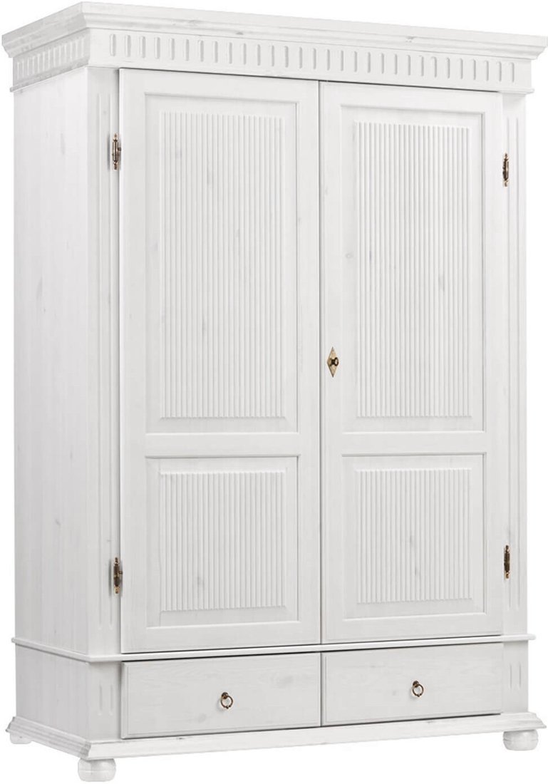 

Шкаф распашной ММЦ Хельсинки 2GT (белый воск)