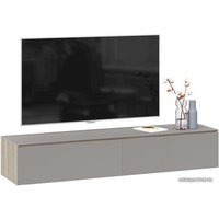 Тумба Трия Глосс ТД-319.03.11 (баттл рок/стекло мокко матовый)