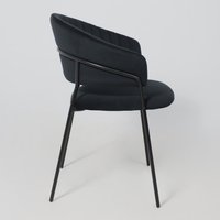 Стул с подлокотниками Алвест AV 433 (черный бархат H-75/черный)