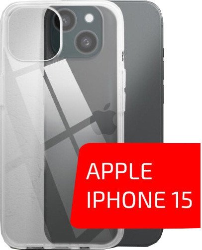 

Чехол для телефона Akami Clear для Apple iPhone 15 (прозрачный)