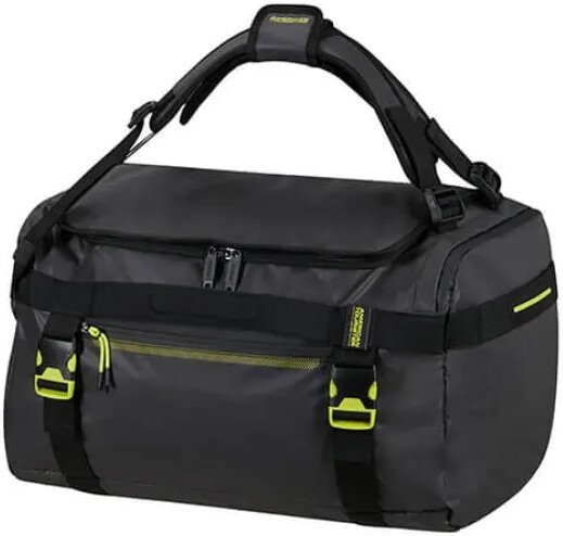 Дорожная сумка American Tourister Urban Track Black-Lime 50 см