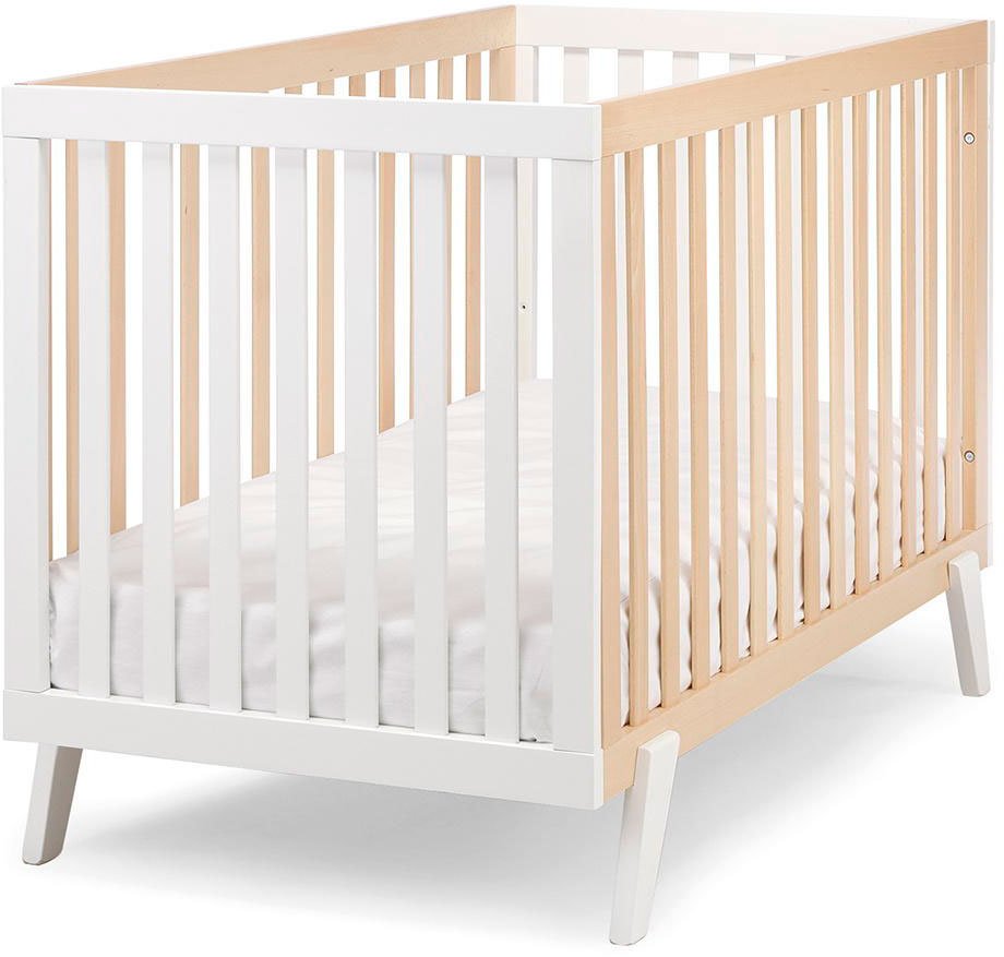 

Классическая детская кроватка Erbesi America (crib white natural)