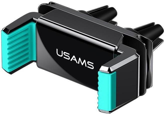 

Держатель для смартфона Usams Dual Air Vent Car Holder US-ZJ045 (черный/зеленый)