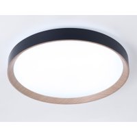 Припотолочная люстра Ambrella light Orbital FZ1326 BK/LWD (черный/светлое дерево)