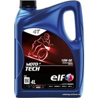 Моторное масло Elf MOTO 4 TECH 10W-50 4л