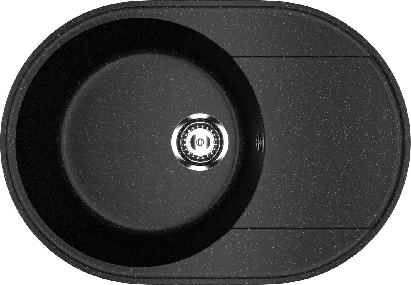 

Кухонная мойка Practik PR-M 610-004 (черный оникс)