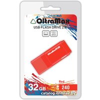 USB Flash OltraMax 240 32GB (красный) [OM-32GB-240-Red]