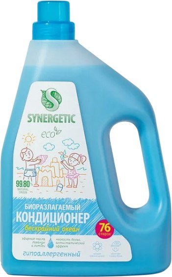 

Кондиционер для белья Synergetic Бескрайний океан 2.28 л