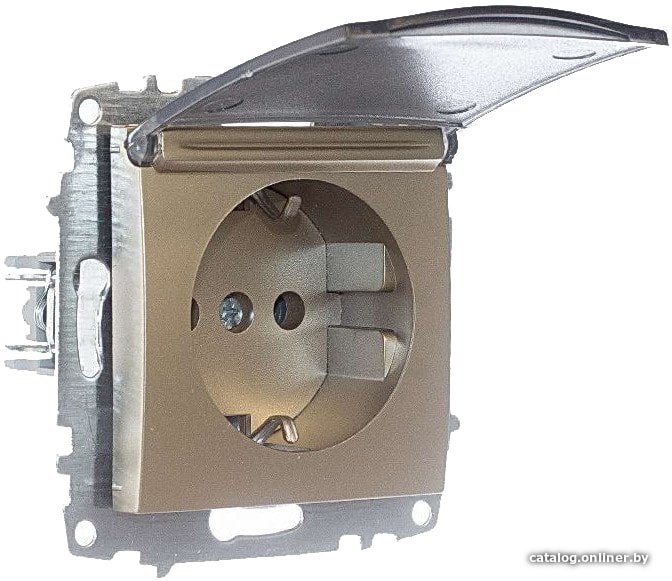 Розетка Elbi Zena-Vega 609-011400-218 (титан)
