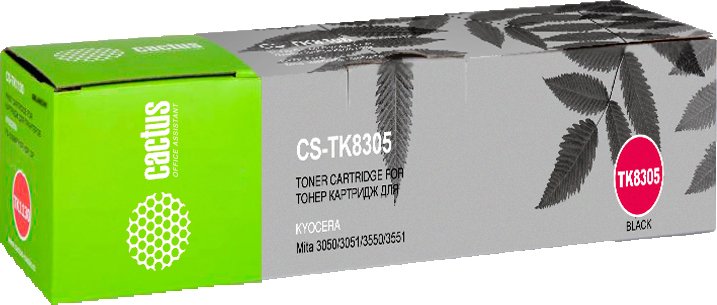 

Картридж CACTUS CS-TK8305 (аналог Kyocera TK-8305K)