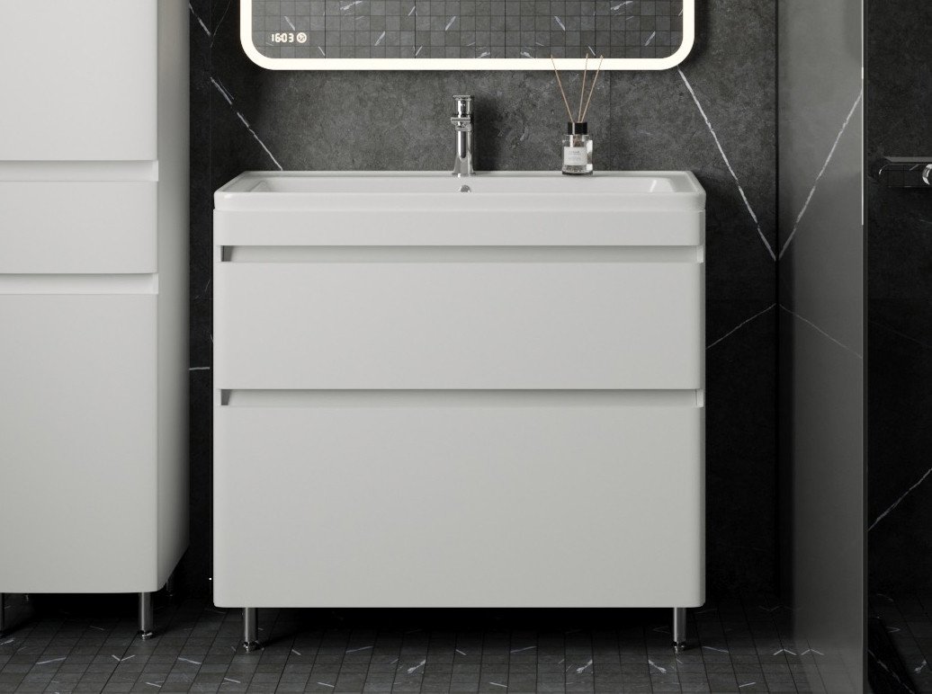 

Symbolite Тумба под умывальник Атлантика 90 Люкс Plus (белый)