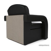 Кресло-кровать Мебель-АРС Кармен-2 (кожзам, черный)