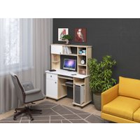 Стол Премиум Компас-6 (дуб сонома/белый текстурный)