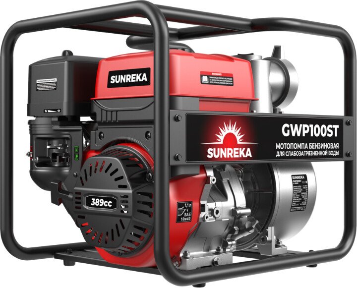Мотопомпа SUNREKA GWP100ST