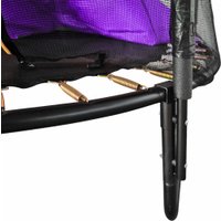 Батут GoUP Prestige-D252 (с сеткой и лестницей, фиолетовый)