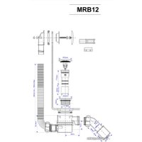Сифон McAlpine MRB12 ФР-00006392 (хром)
